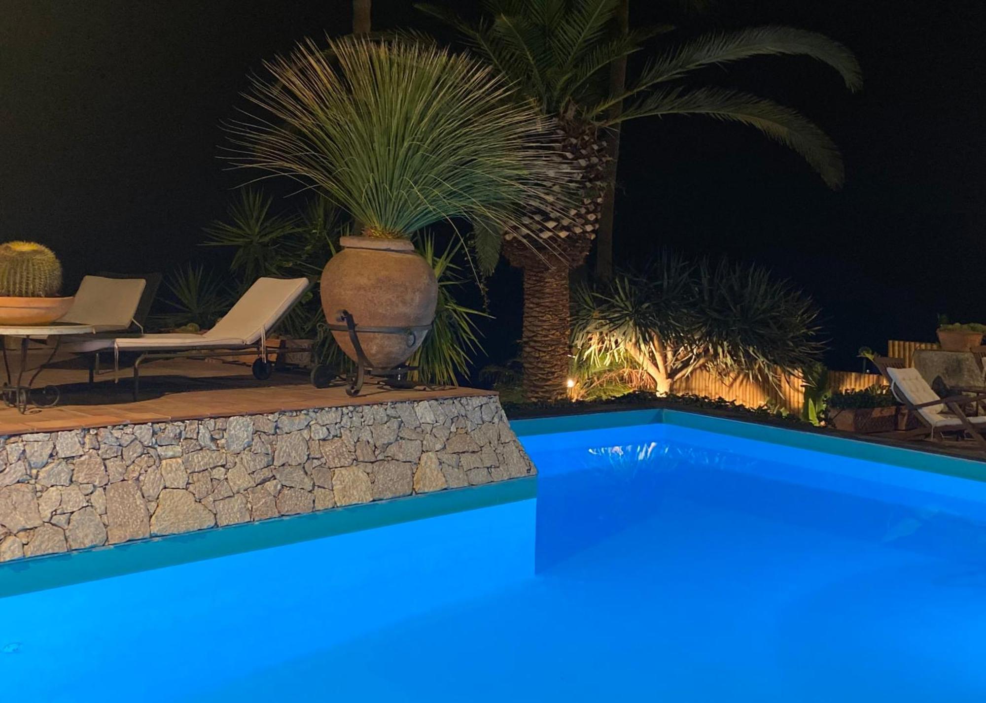 Villa Lou Taormina Private Villa With Panoramic Sea View Pool Kültér fotó