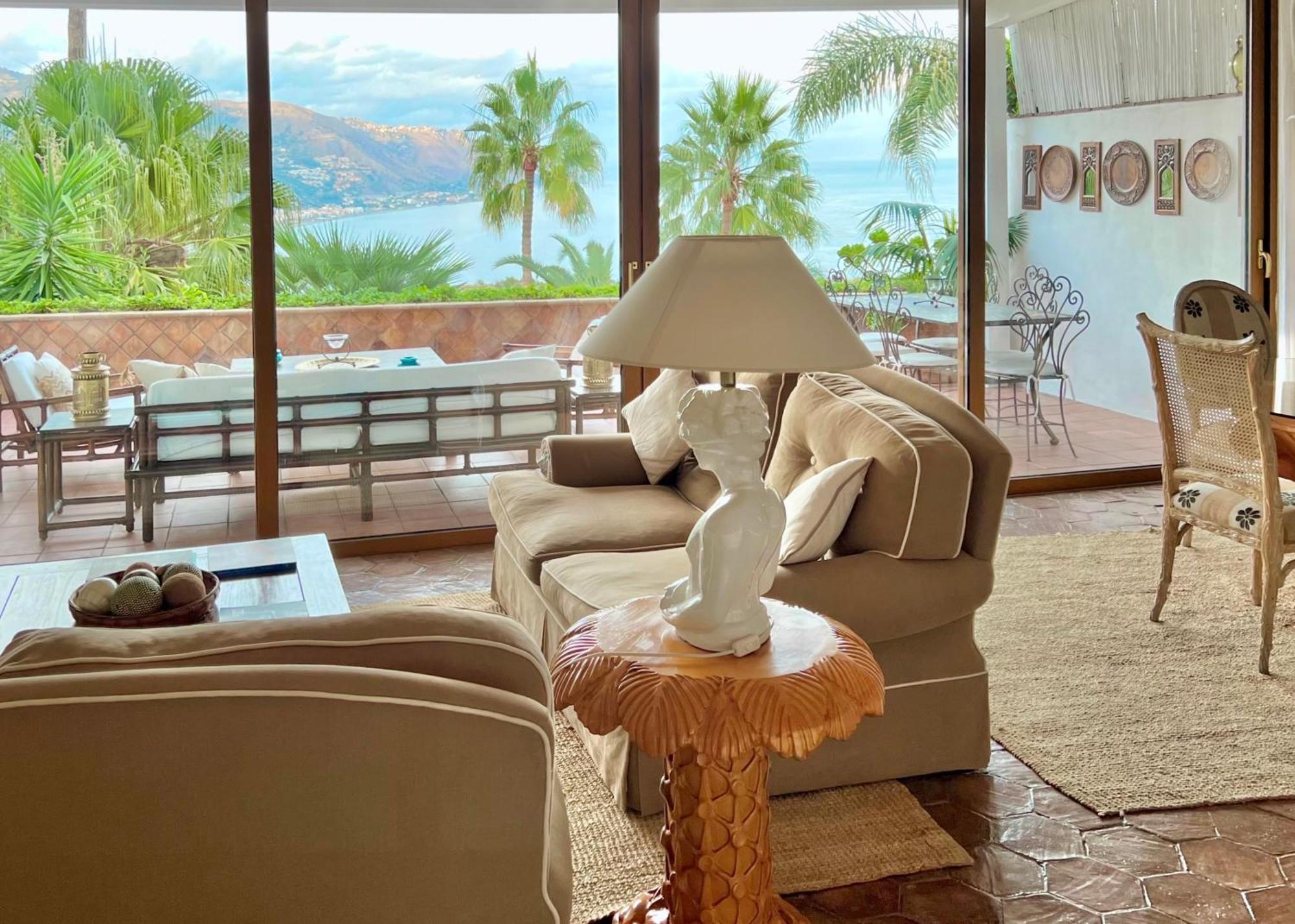 Villa Lou Taormina Private Villa With Panoramic Sea View Pool Kültér fotó