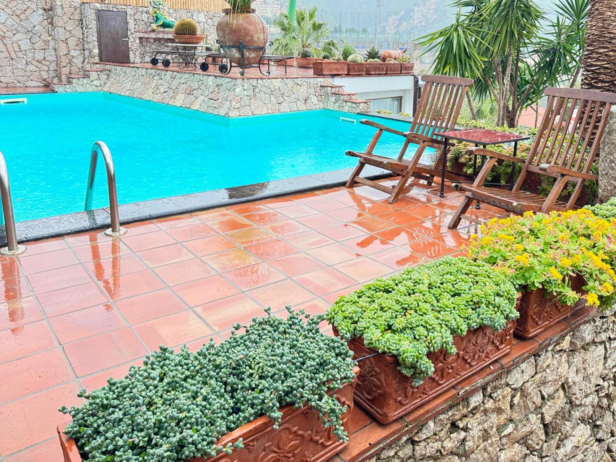 Villa Lou Taormina Private Villa With Panoramic Sea View Pool Kültér fotó