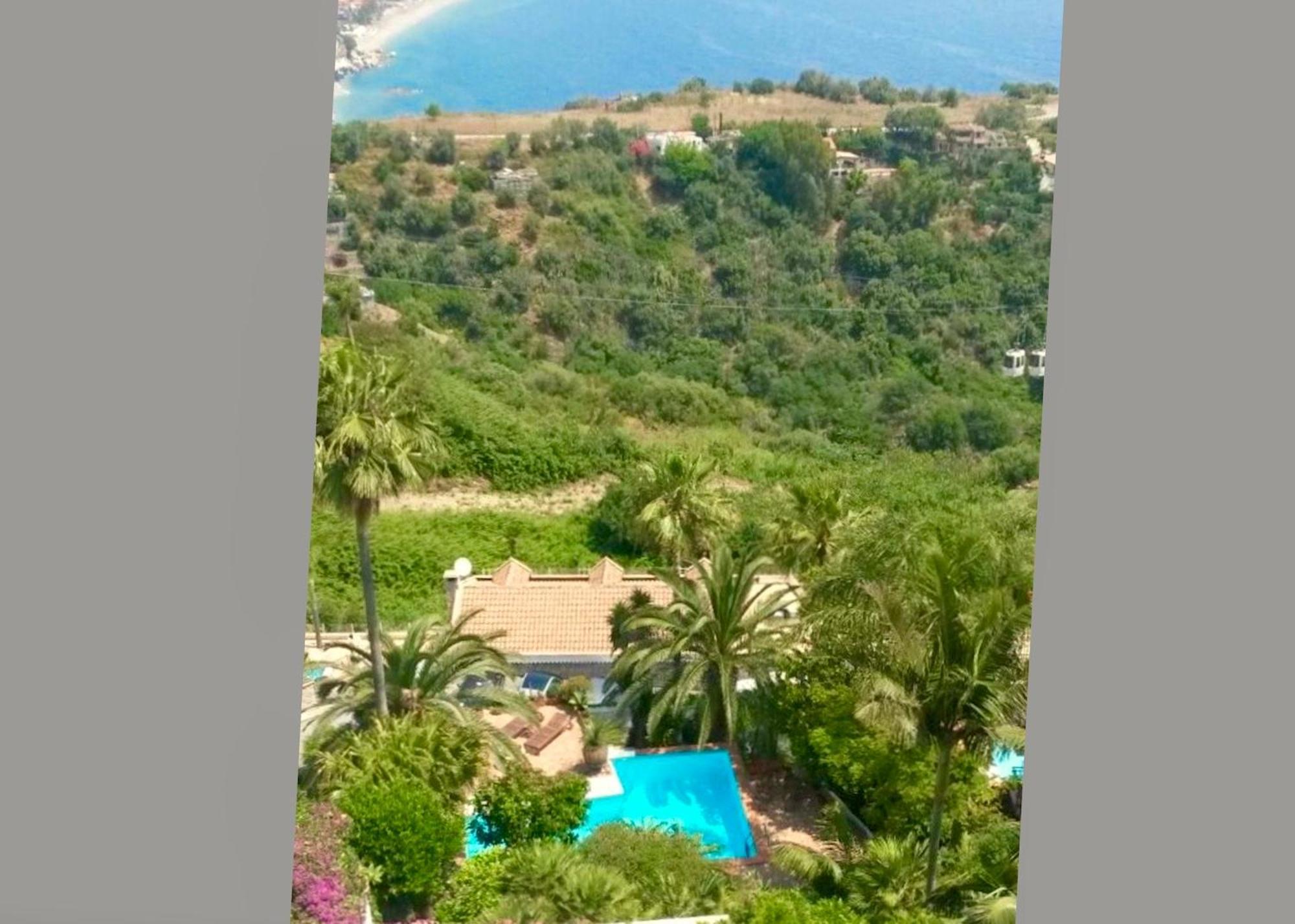 Villa Lou Taormina Private Villa With Panoramic Sea View Pool Kültér fotó