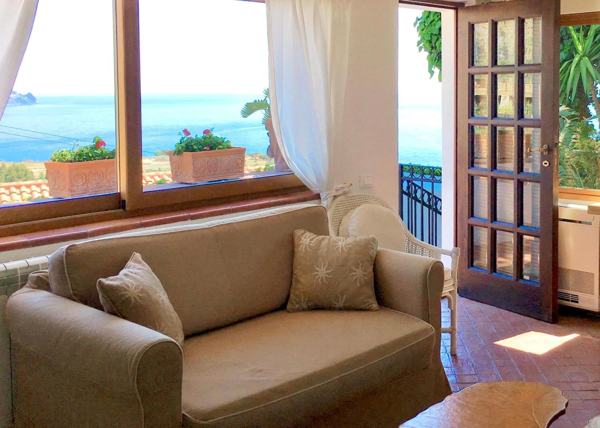 Villa Lou Taormina Private Villa With Panoramic Sea View Pool Kültér fotó