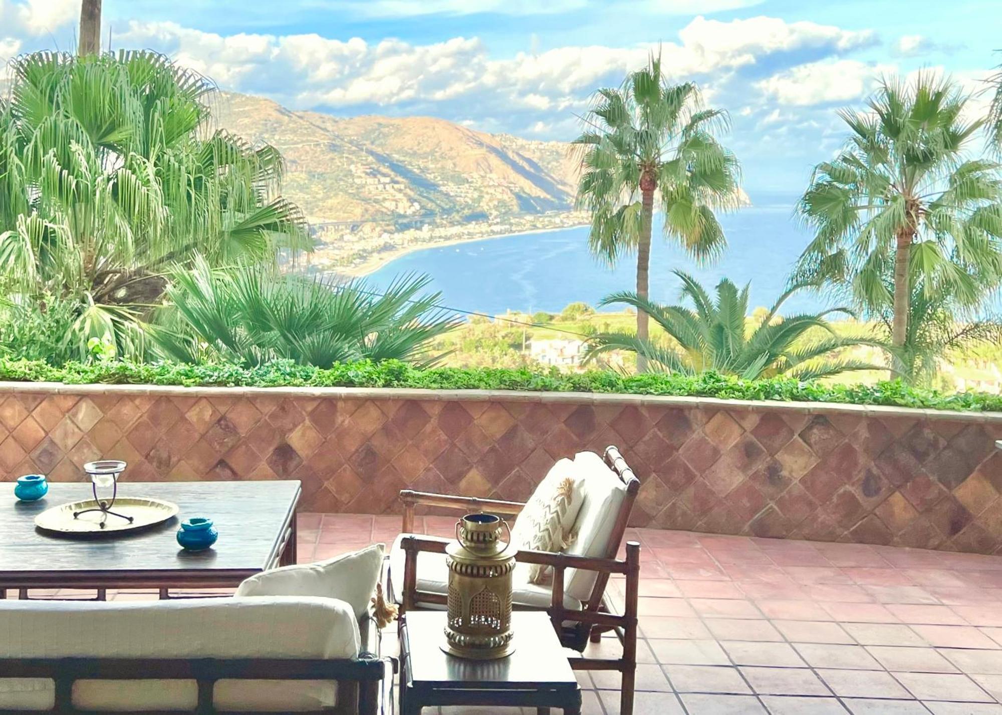 Villa Lou Taormina Private Villa With Panoramic Sea View Pool Kültér fotó