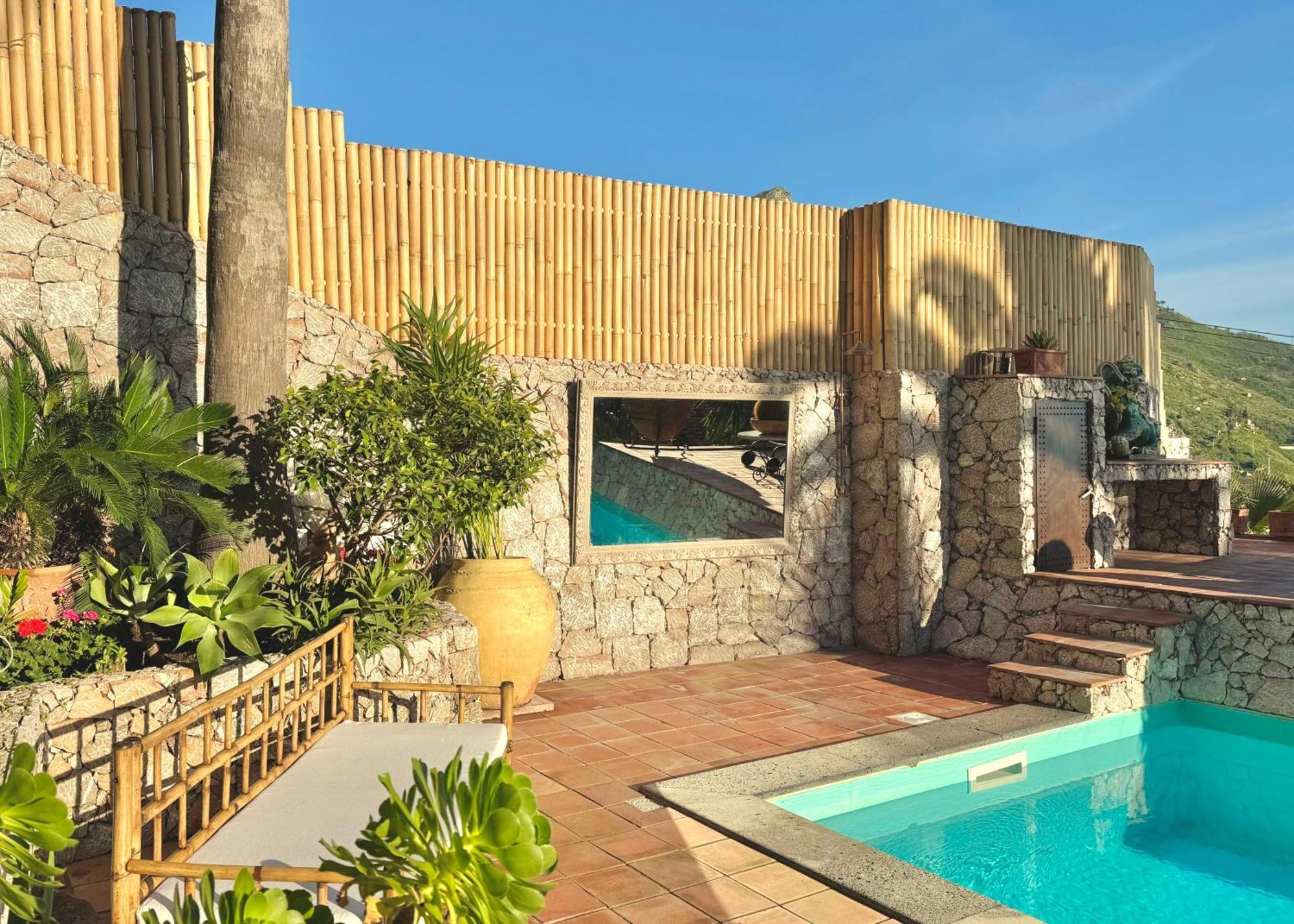 Villa Lou Taormina Private Villa With Panoramic Sea View Pool Kültér fotó